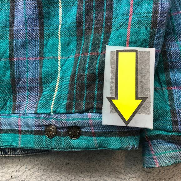 Vintage Rugged Gear Extra Tough Strong Parelli Reversible Denim Jacket Womens XL - Picture 14 of 16